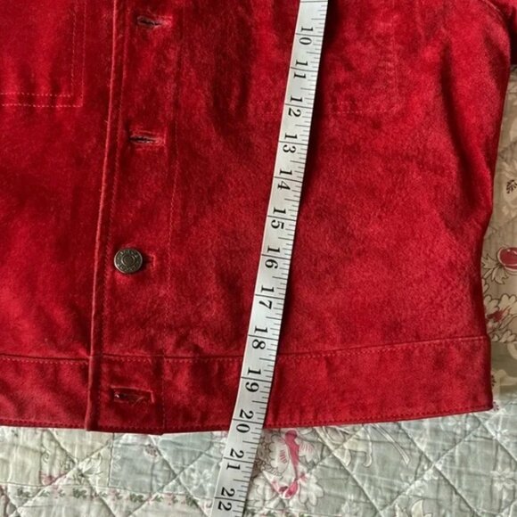 Vintage Jacob Suede Cropped Jacket Size M - Picture 8 of 12